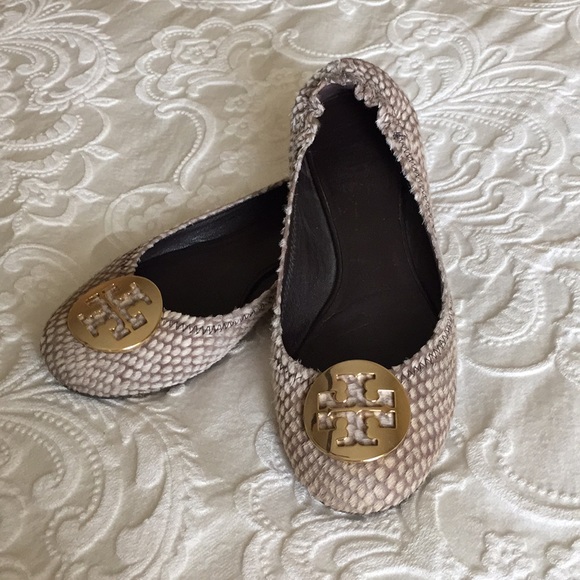 Tory Burch flats Reva size 8 animal print - Picture 2 of 8